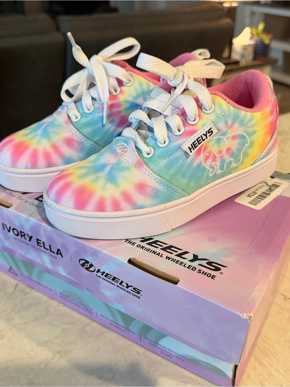 Heelys Kids Tie-Dye Lace-Up Sneakers